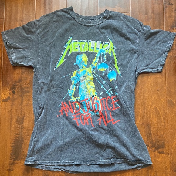 Metallica And Justice For All T-Shirt - Picture 1 of 2